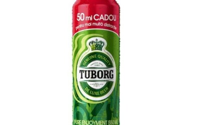 Tuborg pune in premiera pe piata berii doza de 0.55L