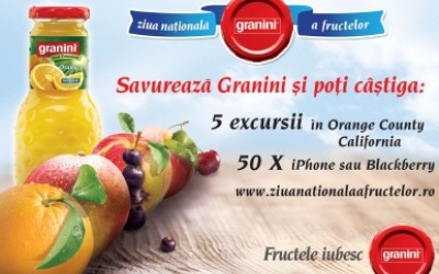 Granini sarbatoreste Ziua Nationala a Fructelor
