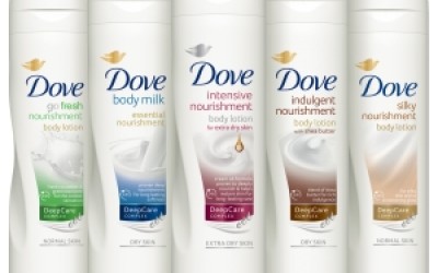 Unilever relanseaza gama de lotiuni Dove