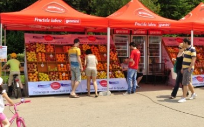 Granini, cel mai mare sampling simultan derulat la nivel national
