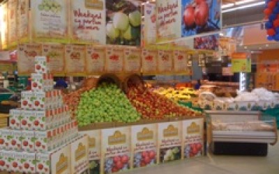 Reteaua real,- vrea sa vanda 200 de tone de mere in acest weekend