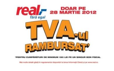 Campaniile de rambursare integrala de TVA, printre cele mai de succes pentru real,-