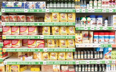 Raioane si magazine specializate, sansa cresterii vanzarilor de alimente bio