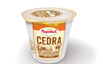 Napolact relanseaza iaurtul natural Cedra