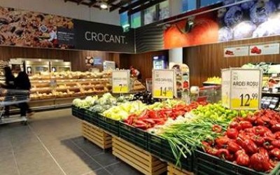 Comerţul cu alimente şi băuturi a crescut cu peste 9% în august