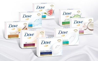  Unilever relansează gama de săpunuri-cremă Dove