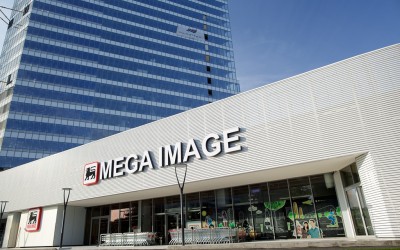 Cum arată primul Concept Store Mega Image gândit pentru o zonă de birouri [GALERIE FOTO]