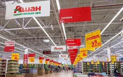RUSSIA: Auchan to invest 190 million euros in its Russian operations