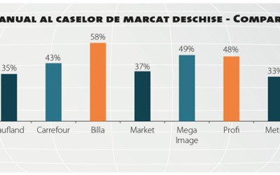 Doar supermarketurile și-au îmbunătățit clar indicatorii în 2015