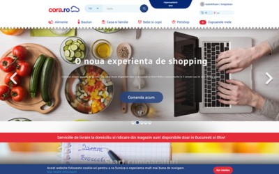 Cora redeschide magazinul online