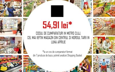 Metro Cluj, cel mai ieftin magazin din centrul și nordul țării în luna aprilie