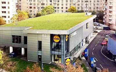 ROMANIA: The first Lidl store with green roof, opened in the Capital