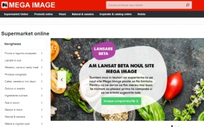 Mega Image și-a lansat propriul magazin online
