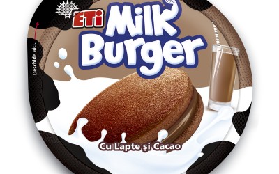 Eti lansează desertul Milk Burger