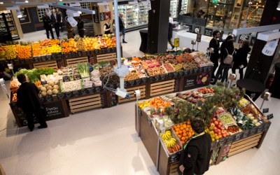 Mega Image, investiție de 3 mil. euro în noul concept store Cobălcescu [GALERIE FOTO]