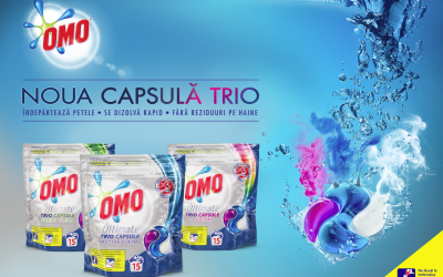 Unilever lansează OMO TrioCapsule