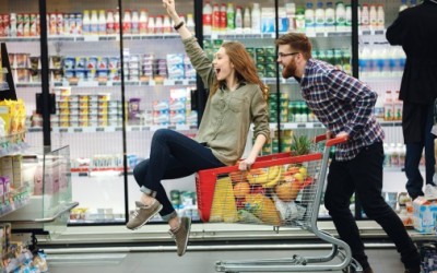 Cum interacționează shopperii cu raftul din hypermarket