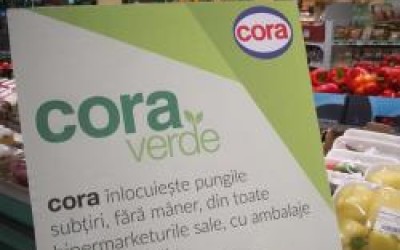 Cora Romania annually eliminates 30 million plastic bags from the market