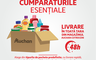 Auchan introduce în magazinul online pachete de cumpărături predefinite