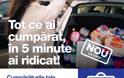 Cora extinde comenzile online, cu ridicare în 5 minute din magazin 