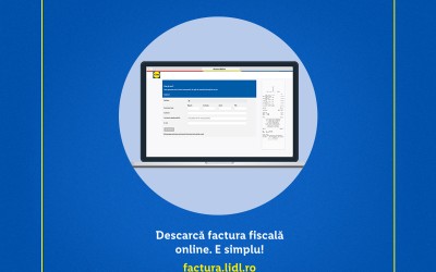 Lidl recomandă utilizarea facturilor online pentru a reduce timpul petrecut în magazine