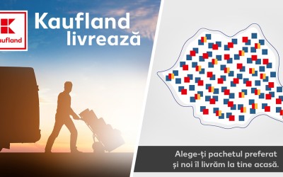 Kaufland livrează pachete de alimente în toată țara