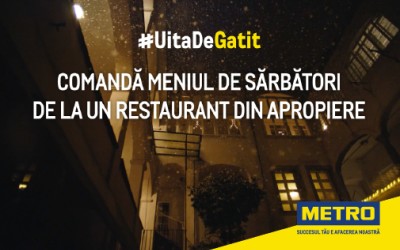  METRO susține antreprenorii din sectorul HoReCa prin noua campanie de Crăciun: „Uită de gătit”