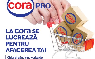 cora introduce serviciul de comenzi online cora Pro, dedicat companiilor