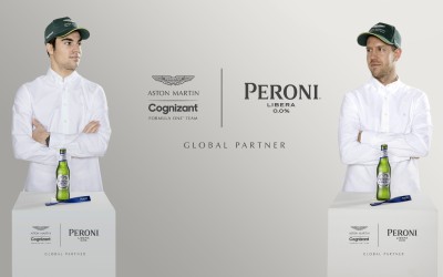 Peroni Libera 0.0% și echipa de Formula 1 Aston Martin Cognizant anunță un parteneriat de lungă durată