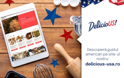 DelicioUS!, prima platformă dedicată gastronomiei americane din România