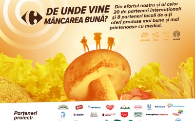 Carrefour, parteneriat cu 28 de producători pentru promovarea unei alimentații sănătoase