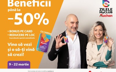 MyClub Auchan, peste 1 milion de membri în primul an