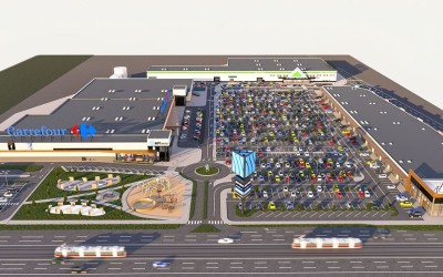 AFI Europe dezvoltă primul său parc de retail, în Arad. Carrefour, printre chiriași 