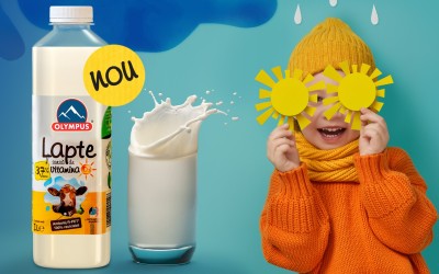 Olympus lansează laptele cu vitamina D, o premieră pentru piața din România 