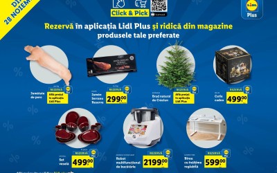 Lidl România reactivează opțiunea Click&Pick în aplicația Lidl Plus