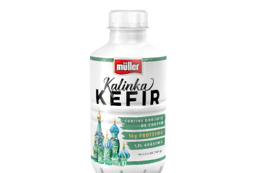 Un nou ambalaj pentru Müller Kalinka Kefir