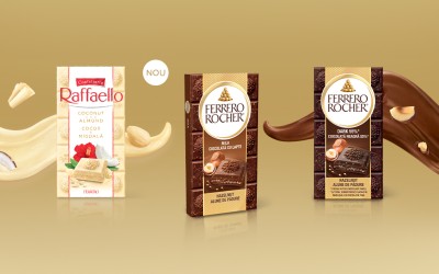 Ferrero intră în categoria de tablete de ciocolată premium