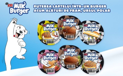 ETi Milk Burger aduce copiii mai aproape de cărți cu ajutorul lui Fram Ursul Polar