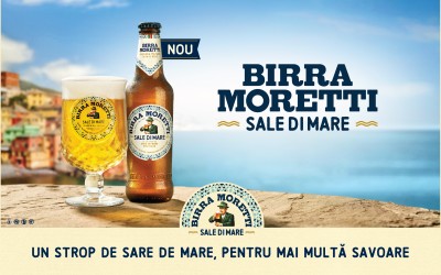 Birra Moretti lansează Birra Moretti Sale di Mare, bere cu sare de mare din Italia