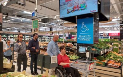 Auchan Berceni servicii accesibilitate persoane cu dizabilitati