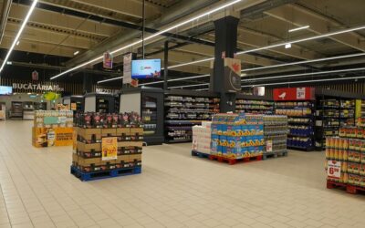 Auchan Găvana remodelat in noul concept de hiperstore