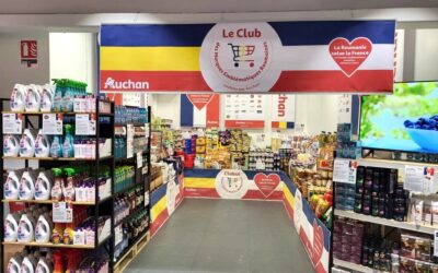 Sute de produse romanesti prezentate in Auchan Franta 4