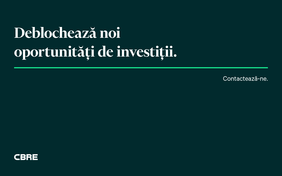 CBRE spatii de retail oportunitati investionale