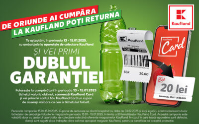 Kaufland dublează valoarea garanției SGR. Vezi mai multe pe revistaprogresiv.ro