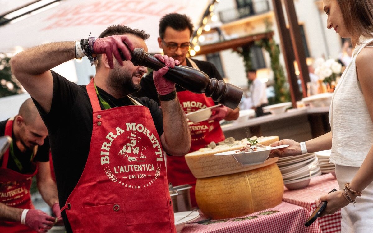 LaGrandeCena BirraMoretti food
