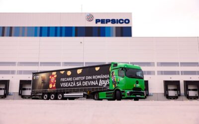 PepsiCo integrează în flota sa camionul electric Mercedes-Benz eActros 600