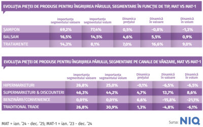 analiza produse pentru ingrijirea si colorarea parului