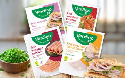 Verdino extinde gama de felii vegetale pe bază de proteine de mazăre