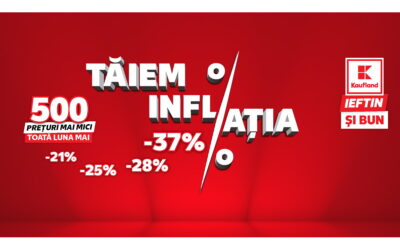 Kaufland lansează o campanie de reducere a prețurilor la peste 500 de produse. Vezi mai multe detalii pe revistaprogresiv.ro